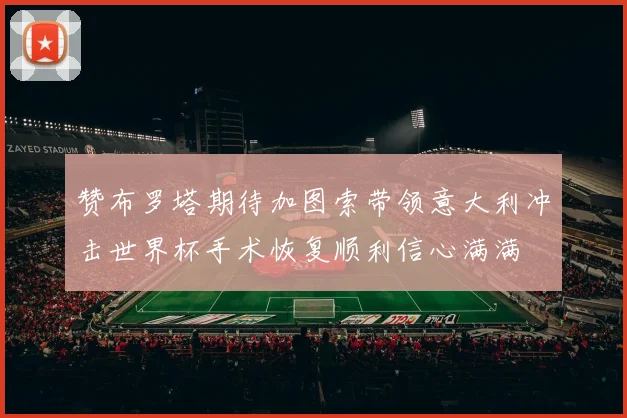 赞布罗塔期待加图索带领意大利冲击世界杯手术恢复顺利信心满满
